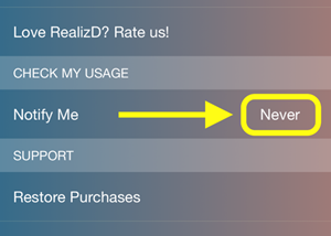 Realizd iPhone install step