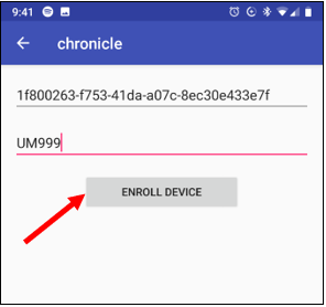 Chronicle android step 9